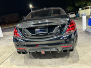 CARBON BODY KIT for MERCEDES-BENZ S-CLASS W222 S63 S65 2018+  Set includes:  Bumper Vents Front Lip Rear Diffuser