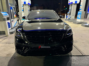 CARBON BODY KIT for MERCEDES-BENZ S-CLASS W222 S63 S65 2018+  Set includes:  Bumper Vents Front Lip Rear Diffuser