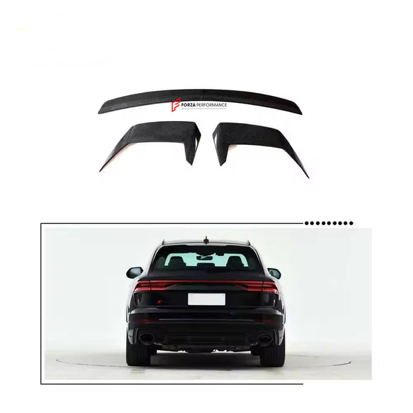 Carbon Fiber Rear Wing Spoiler for Audi RSQ8 2021+