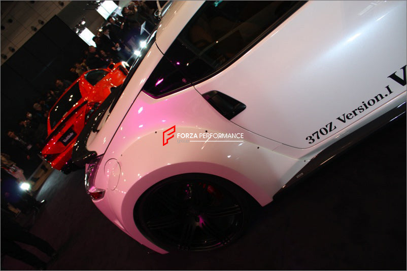 AUTHENTIC VEILSIDE VER.I WIDE BODY KIT for NISSAN 370Z Z34 FACELIFT 2012+  Set includes:  Front Bumper Side Skirts Rear Bumper Rear Spoiler Fender Flares Side Fenders