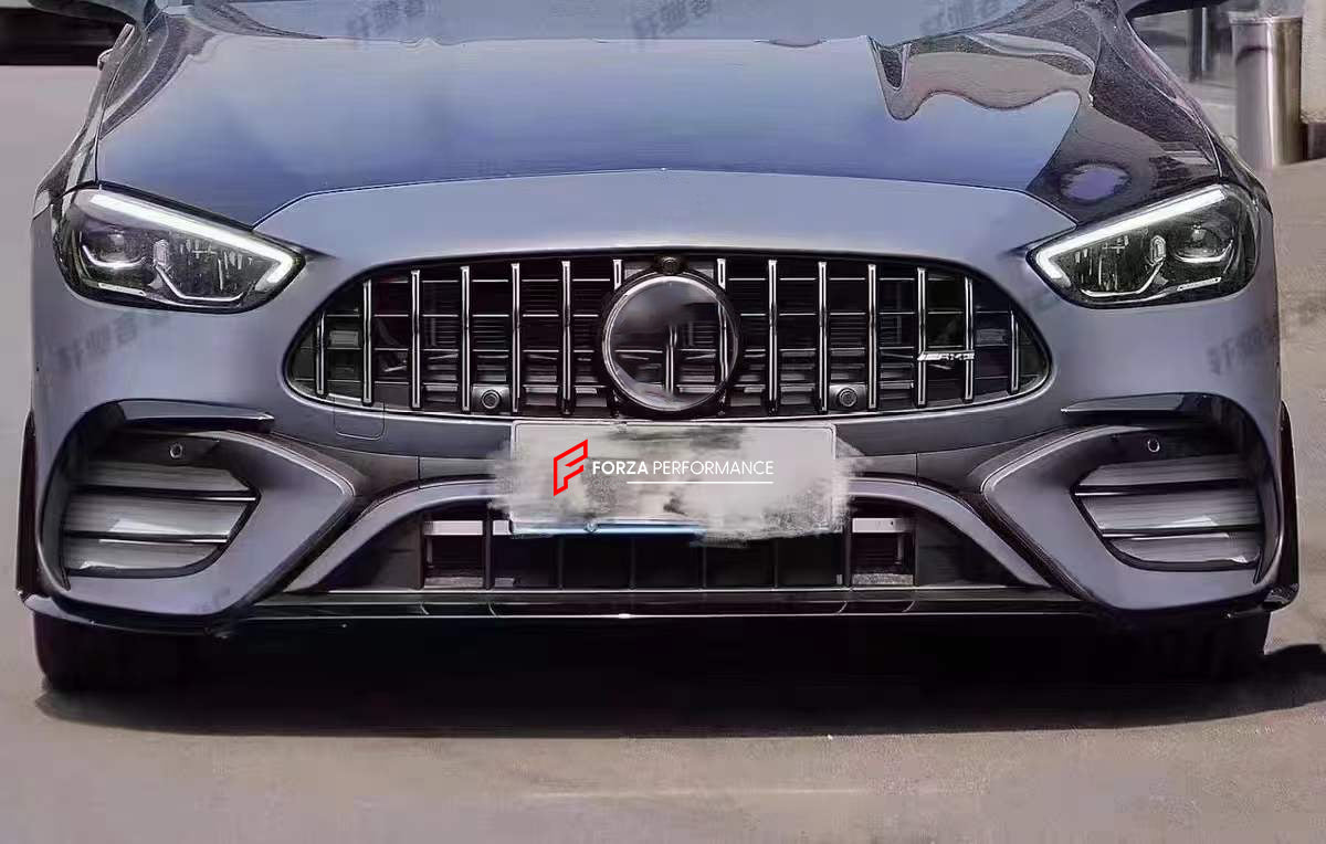 W206 AMG STYLE FRONT BUMPER for MERCEDES-BENZ C-CLASS C63 2021+  Set includes:  Front Bumper
