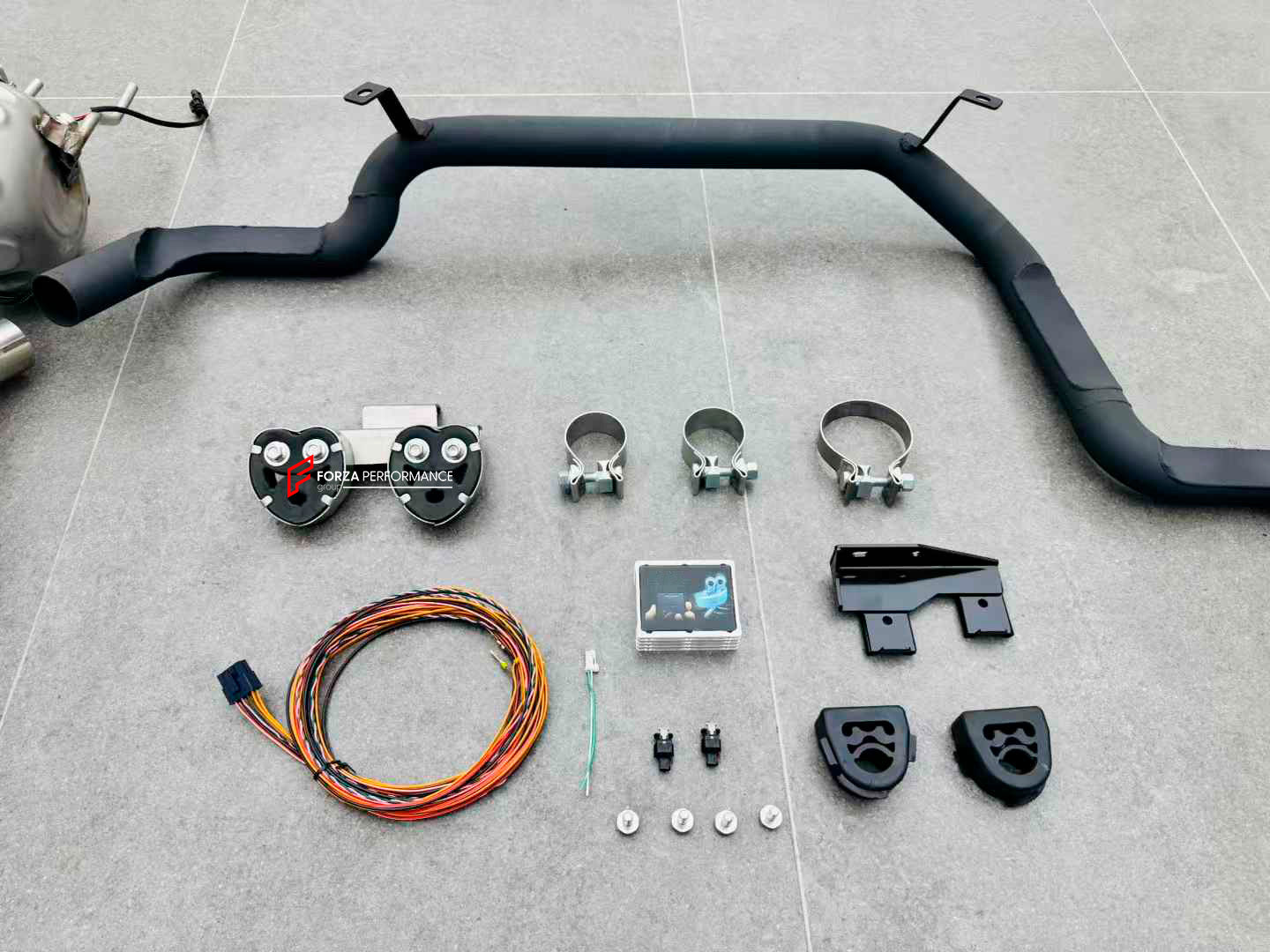 ACTIVE EXHAUST SYSTEM for MERCEDES BENZ G CLASS G450D W465 2024+

Set includes:

Exhaust Mufflers with Tips
Active Sound Muffler
Control Unit

Features:

Fits only diesel models (G450D 2.9L W465)
Active sound system works through a mobile application

Material: Stainless steel

NOTE: Professional installation of system and electrician is required

Why “Contact Us for Pricing”?

We don’t display fixed prices because our goal is to offer you the most competitive deal possible. Product costs often decrease ove
