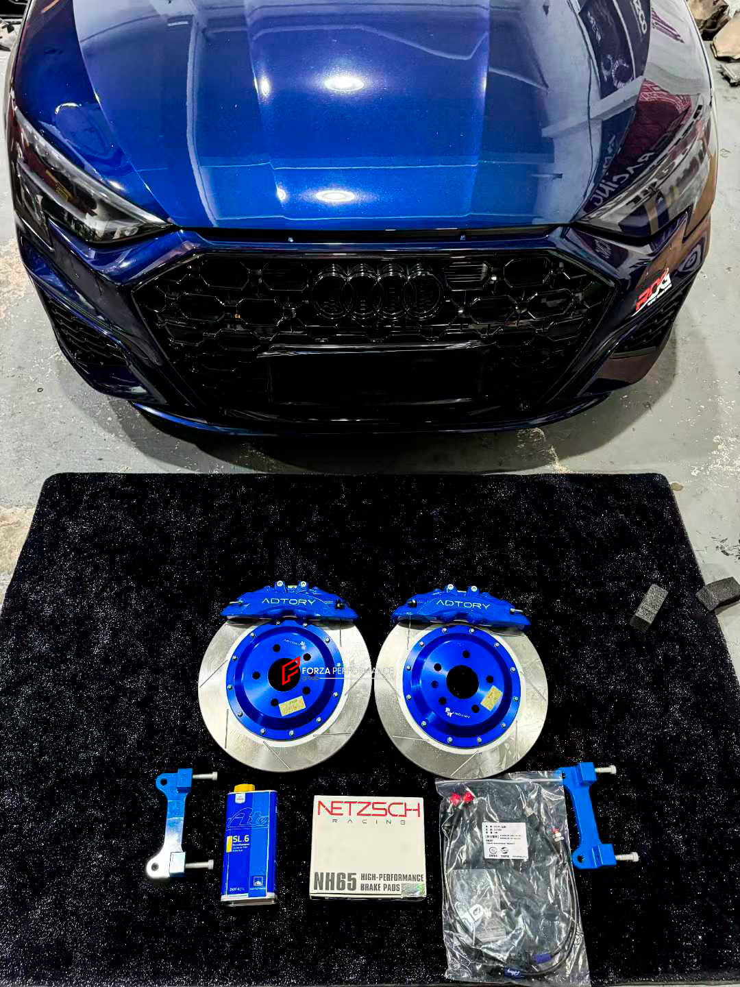 ADTORY X FORZA PERFORMANCE RACE BIG BRAKE KIT BBK for AUDI A3 SPORTBACK 8Y 2020+

ADTORY Brake Kits are engineered as bolt on upgrades that work with the factory master cylinder and ABS, delivering stronger, more repeatable stops with the pedal feel you want. Whether you cruise the city, carve canyons, or chase lap times.

Highlights

Track-ready, heat-resistant components.
Jewel-like caliper finish is incredibly durable and easy to clean
Pistons are calibrated to integrate smoothly with the Factory OEM mas