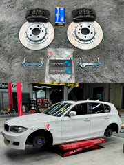 ADTORY X FORZA PERFORMANCE RACE BIG BRAKE KIT BBK for BMW 1 SERIES 120i E87 2004 - 2007

ADTORY Brake Kits are engineered as bolt on upgrades that work with the factory master cylinder and ABS, delivering stronger, more repeatable stops with the pedal feel you want. Whether you cruise the city, carve canyons, or chase lap times.

Highlights

Track-ready, heat-resistant components.
Jewel-like caliper finish is incredibly durable and easy to clean
Pistons are calibrated to integrate smoothly with the Factory 