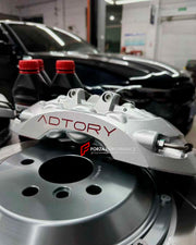 ADTORY X FORZA PERFORMANCE RACE BIG BRAKE KIT BBK for BMW 3 SERIES G20 2019 - 2022

ADTORY Brake Kits are engineered as bolt on upgrades that work with the factory master cylinder and ABS, delivering stronger, more repeatable stops with the pedal feel you want. Whether you cruise the city, carve canyons, or chase lap times.

Highlights

Track-ready, heat-resistant components.
Jewel-like caliper finish is incredibly durable and easy to clean
Pistons are calibrated to integrate smoothly with the Factory OEM m