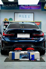 ADTORY X FORZA PERFORMANCE RACE BIG BRAKE KIT BBK for BMW 3 SERIES G20 LCI 2022+

ADTORY Brake Kits are engineered as bolt on upgrades that work with the factory master cylinder and ABS, delivering stronger, more repeatable stops with the pedal feel you want. Whether you cruise the city, carve canyons, or chase lap times.

Highlights

Track-ready, heat-resistant components.
Jewel-like caliper finish is incredibly durable and easy to clean
Pistons are calibrated to integrate smoothly with the Factory OEM mas