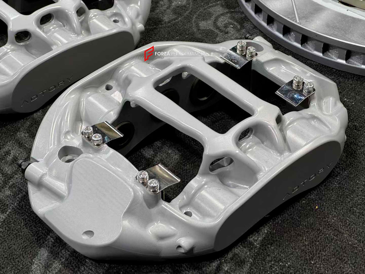 ADTORY X FORZA PERFORMANCE RACE BIG BRAKE KIT BBK for BMW M2 F87 LCI 2015 - 2021
ADTORY Brake Kits are engineered as bolt on upgrades that work with the factory master cylinder and ABS, delivering stronger, more repeatable stops with the pedal feel you want. Whether you cruise the city, carve canyons, or chase lap times.
Highlights
Track-ready, heat-resistant components.
Jewel-like caliper finish is incredibly durable and easy to clean
Pistons are calibrated to integrate smoothly with the Factory OEM mas
