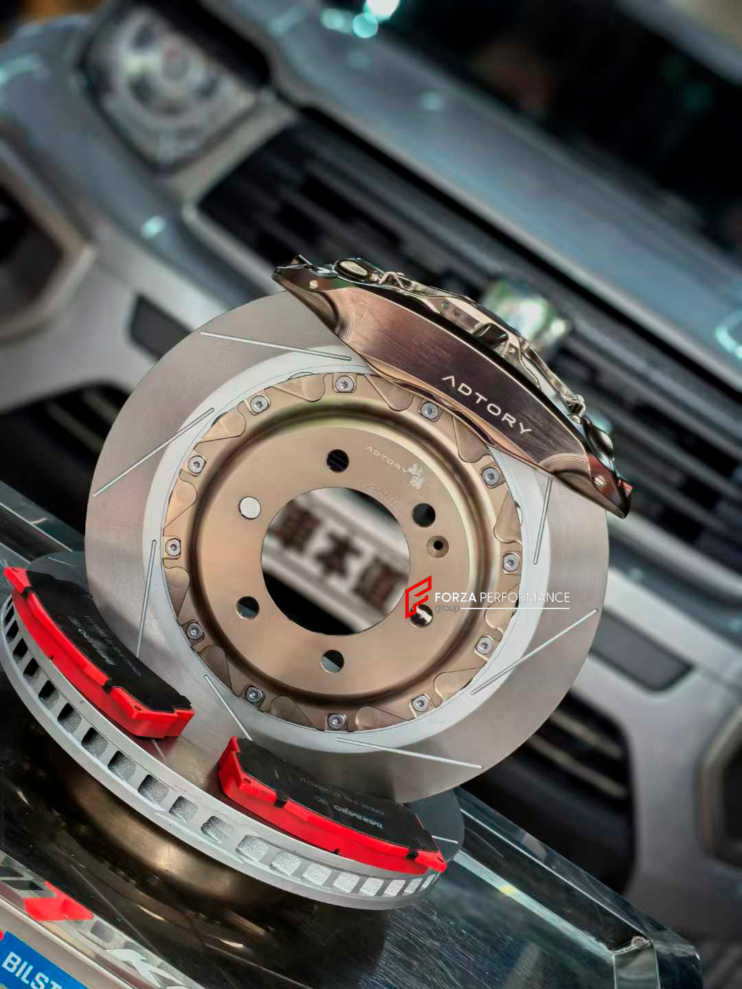 ADTORY X FORZA PERFORMANCE RACE BIG BRAKE KIT BBK for GWM TANK 700 2024+
ADTORY Brake Kits are engineered as bolt on upgrades that work with the factory master cylinder and ABS, delivering stronger, more repeatable stops with the pedal feel you want. Whether you cruise the city, carve canyons, or chase lap times.
Highlights
Track-ready, heat-resistant components.
Jewel-like caliper finish is incredibly durable and easy to clean
Pistons are calibrated to integrate smoothly with the Factory OEM master cyli