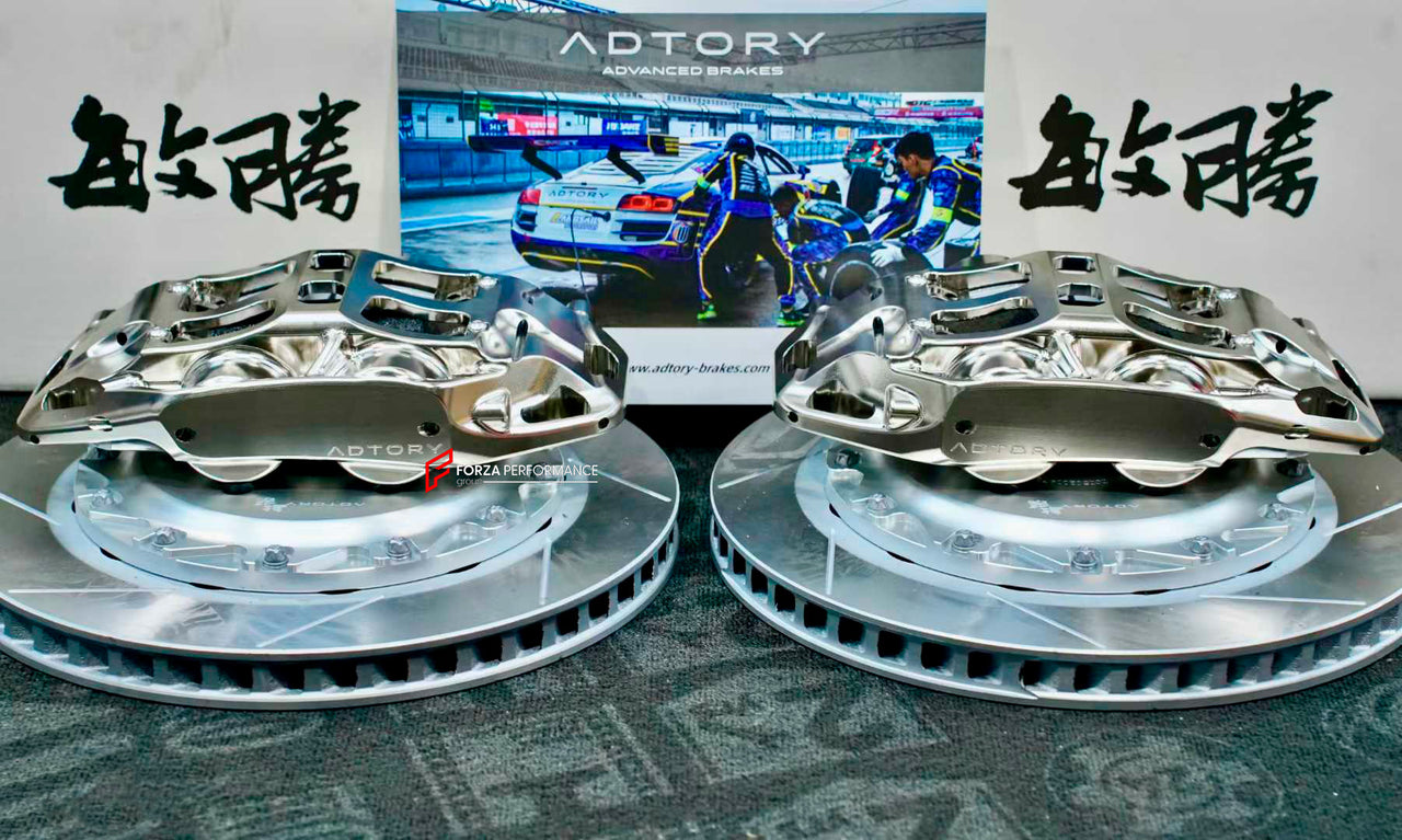 ADTORY X FORZA PERFORMANCE RACE BIG BRAKE KIT BBK for HONDA CIVIC TYPE R FD 2007 - 2010

ADTORY Brake Kits are engineered as bolt on upgrades that work with the factory master cylinder and ABS, delivering stronger, more repeatable stops with the pedal feel you want. Whether you cruise the city, carve canyons, or chase lap times.

Highlights

Track-ready, heat-resistant components.
Jewel-like caliper finish is incredibly durable and easy to clean
Pistons are calibrated to integrate smoothly with the Factory 