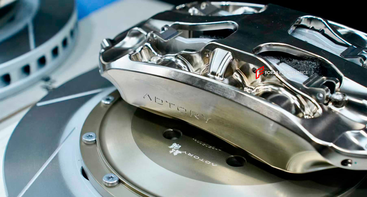 ADTORY X FORZA PERFORMANCE RACE BIG BRAKE KIT BBK for LYNK AND CO 01 CX11 FACELIFT 2022+
ADTORY Brake Kits are engineered as bolt on upgrades that work with the factory master cylinder and ABS, delivering stronger, more repeatable stops with the pedal feel you want. Whether you cruise the city, carve canyons, or chase lap times.
Highlights
Track-ready, heat-resistant components.
Jewel-like caliper finish is incredibly durable and easy to clean
Pistons are calibrated to integrate smoothly with the Factory