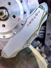 ADTORY X FORZA PERFORMANCE RACE BIG BRAKE KIT BBK for MASERATI LEVANTE M161 2016 - 2021

ADTORY Brake Kits are engineered as bolt on upgrades that work with the factory master cylinder and ABS, delivering stronger, more repeatable stops with the pedal feel you want. Whether you cruise the city, carve canyons, or chase lap times.

Highlights

Track-ready, heat-resistant components.
Jewel-like caliper finish is incredibly durable and easy to clean
Pistons are calibrated to integrate smoothly with the Factory 