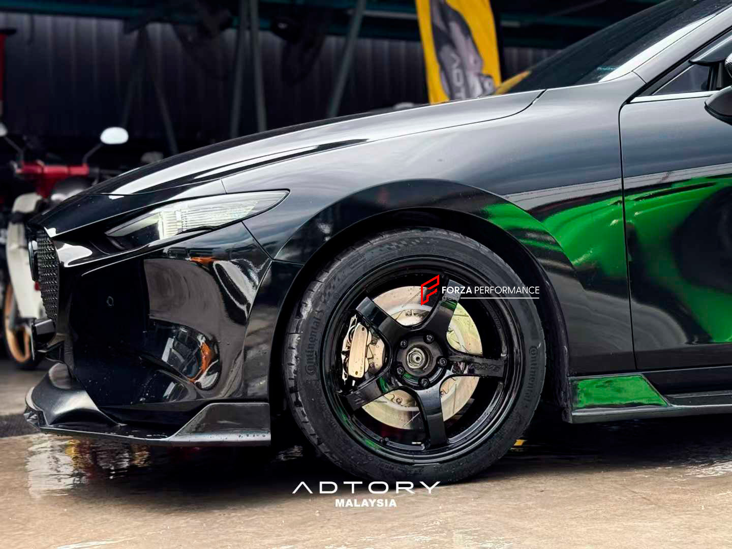 ADTORY X FORZA PERFORMANCE RACE BIG BRAKE KIT BBK for MAZDA 3 IV BP 2019+

ADTORY Brake Kits are engineered as bolt on upgrades that work with the factory master cylinder and ABS, delivering stronger, more repeatable stops with the pedal feel you want. Whether you cruise the city, carve canyons, or chase lap times.

Highlights

Track-ready, heat-resistant components.
Jewel-like caliper finish is incredibly durable and easy to clean
Pistons are calibrated to integrate smoothly with the Factory OEM master cyl