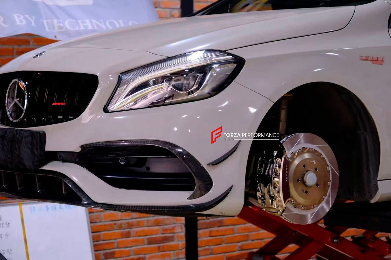 ADTORY X FORZA PERFORMANCE RACE BIG BRAKE KIT BBK for MERCEDES BENZ A45 AMG W176 2013 - 2018
ADTORY Brake Kits are engineered as bolt on upgrades that work with the factory master cylinder and ABS, delivering stronger, more repeatable stops with the pedal feel you want. Whether you cruise the city, carve canyons, or chase lap times.
Highlights
Track-ready, heat-resistant components.
Jewel-like caliper finish is incredibly durable and easy to clean
Pistons are calibrated to integrate smoothly with the Fac