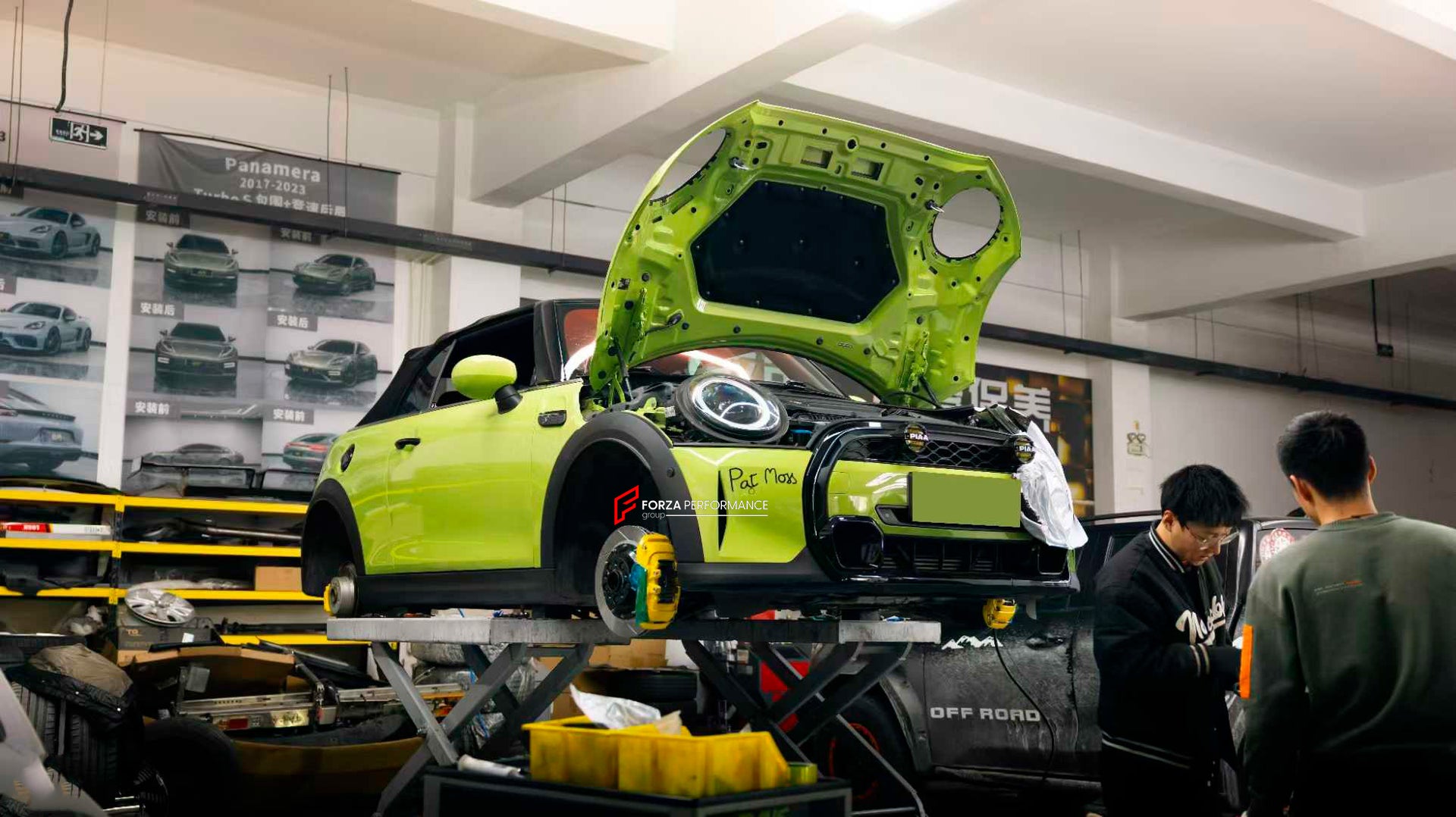 ADTORY X FORZA PERFORMANCE RACE BIG BRAKE KIT BBK for MINI COOPER S CABRIO F57 2021 - 2024

ADTORY Brake Kits are engineered as bolt on upgrades that work with the factory master cylinder and ABS, delivering stronger, more repeatable stops with the pedal feel you want. Whether you cruise the city, carve canyons, or chase lap times.

Highlights

Track-ready, heat-resistant components.
Jewel-like caliper finish is incredibly durable and easy to clean
Pistons are calibrated to integrate smoothly with the Facto