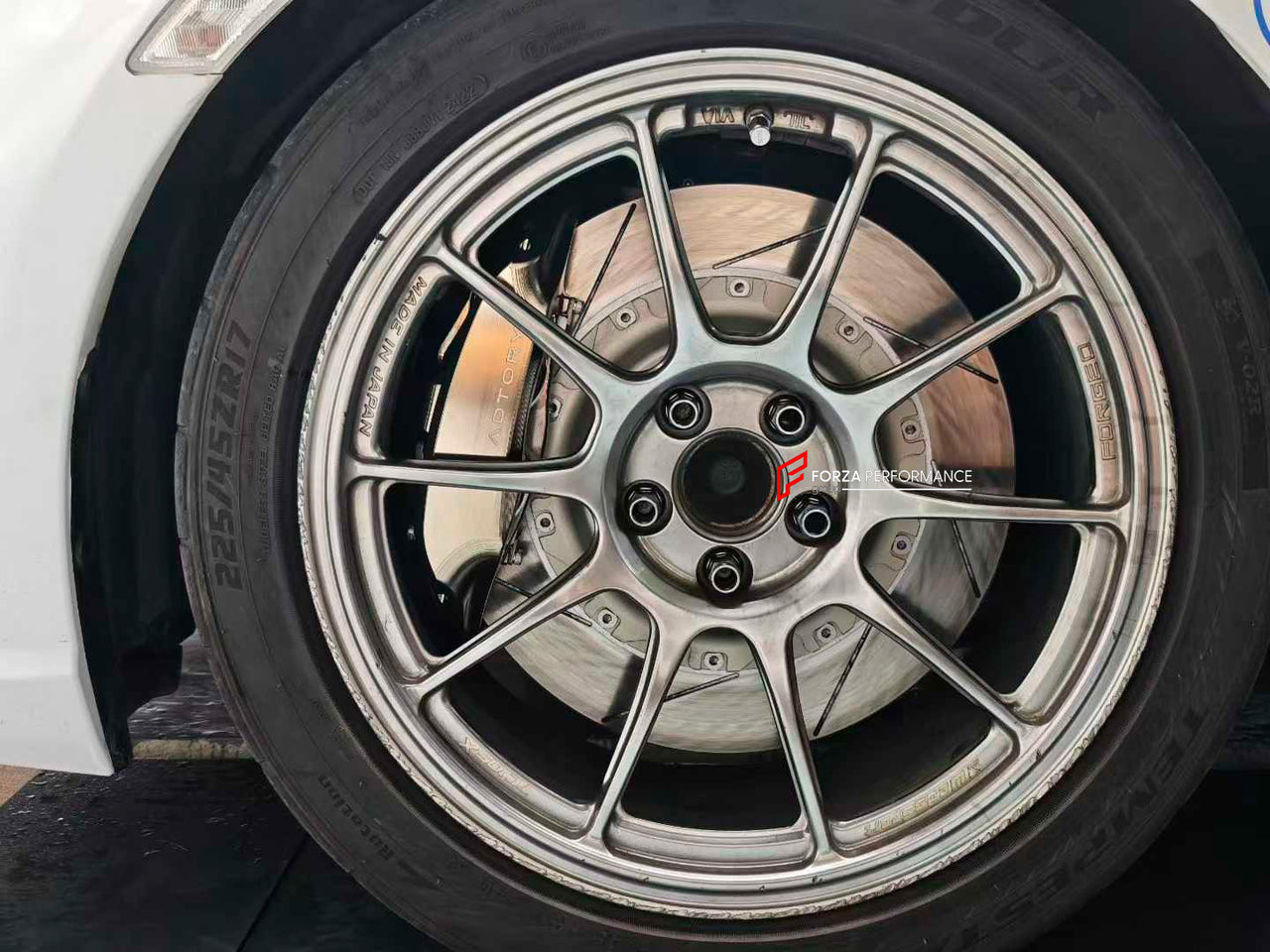 ADTORY X FORZA PERFORMANCE RACE BIG BRAKE KIT BBK for SUBARU BRZ 1 ZN6 ZC6 2012 - 2021
ADTORY Brake Kits are engineered as bolt on upgrades that work with the factory master cylinder and ABS, delivering stronger, more repeatable stops with the pedal feel you want. Whether you cruise the city, carve canyons, or chase lap times.
Highlights
Track-ready, heat-resistant components.
Jewel-like caliper finish is incredibly durable and easy to clean
Pistons are calibrated to integrate smoothly with the Factory O