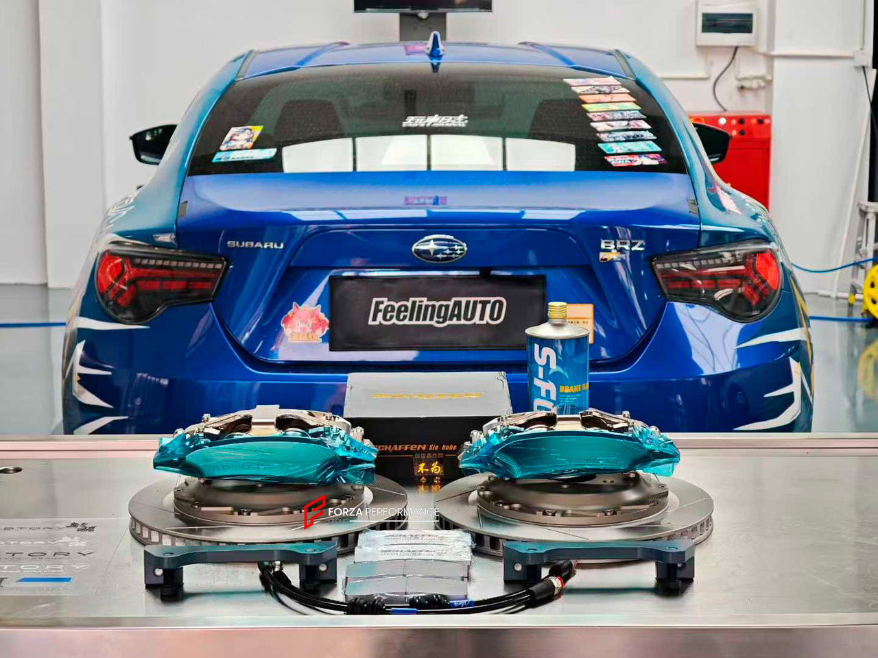 ADTORY X FORZA PERFORMANCE RACE BIG BRAKE KIT BBK for SUBARU BRZ 1 ZN6 ZC6 2012 - 2021
ADTORY Brake Kits are engineered as bolt on upgrades that work with the factory master cylinder and ABS, delivering stronger, more repeatable stops with the pedal feel you want. Whether you cruise the city, carve canyons, or chase lap times.
Highlights
Track-ready, heat-resistant components.
Jewel-like caliper finish is incredibly durable and easy to clean
Pistons are calibrated to integrate smoothly with the Factory O