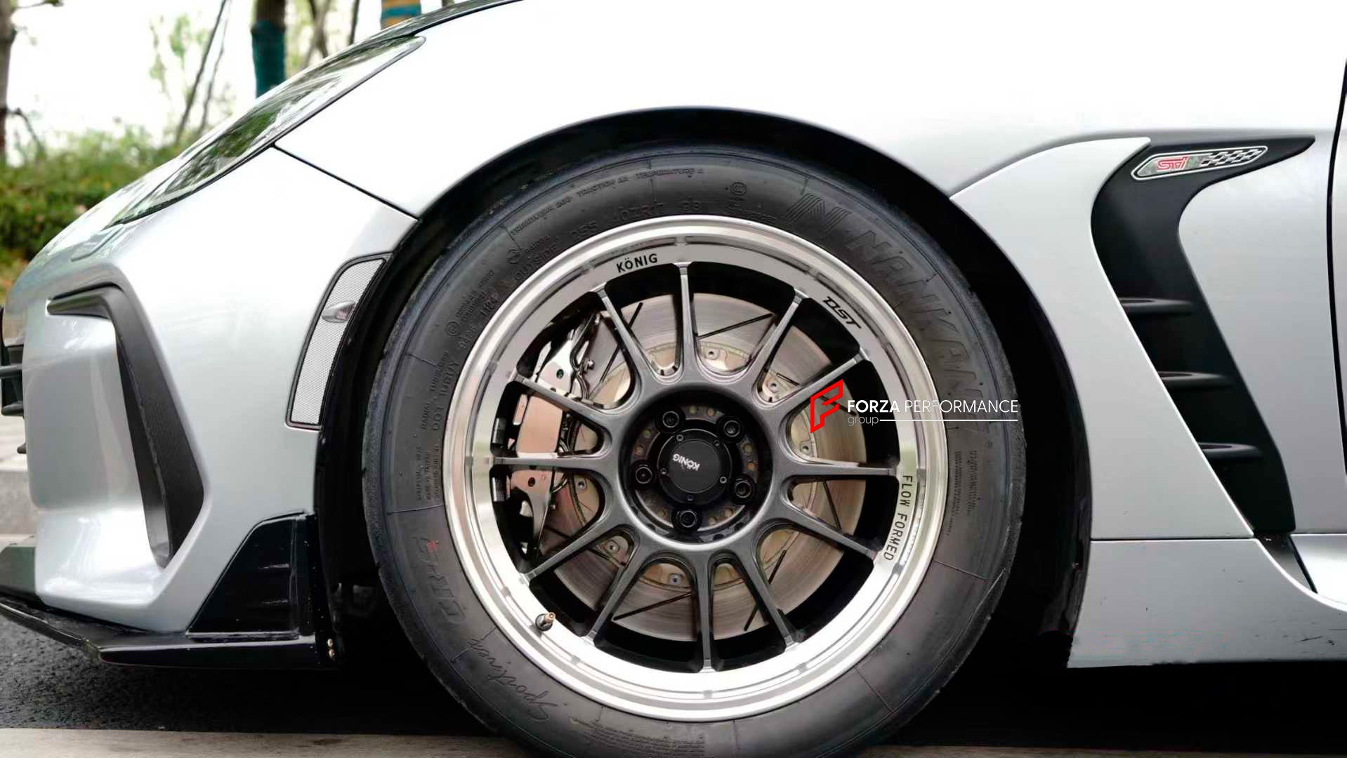 ADTORY X FORZA PERFORMANCE RACE BIG BRAKE KIT BBK for SUBARU BRZ 2 II ZN8 ZD8 2021+

ADTORY Brake Kits are engineered as bolt on upgrades that work with the factory master cylinder and ABS, delivering stronger, more repeatable stops with the pedal feel you want. Whether you cruise the city, carve canyons, or chase lap times.

Highlights

Track-ready, heat-resistant components.
Jewel-like caliper finish is incredibly durable and easy to clean
Pistons are calibrated to integrate smoothly with the Factory OEM 