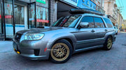 ADTORY X FORZA PERFORMANCE RACE BIG BRAKE KIT BBK for SUBARU FORESTER STI SG9 2006 - 2008

ADTORY Brake Kits are engineered as bolt on upgrades that work with the factory master cylinder and ABS, delivering stronger, more repeatable stops with the pedal feel you want. Whether you cruise the city, carve canyons, or chase lap times.

Highlights

Track-ready, heat-resistant components.
Jewel-like caliper finish is incredibly durable and easy to clean
Pistons are calibrated to integrate smoothly with the Factor