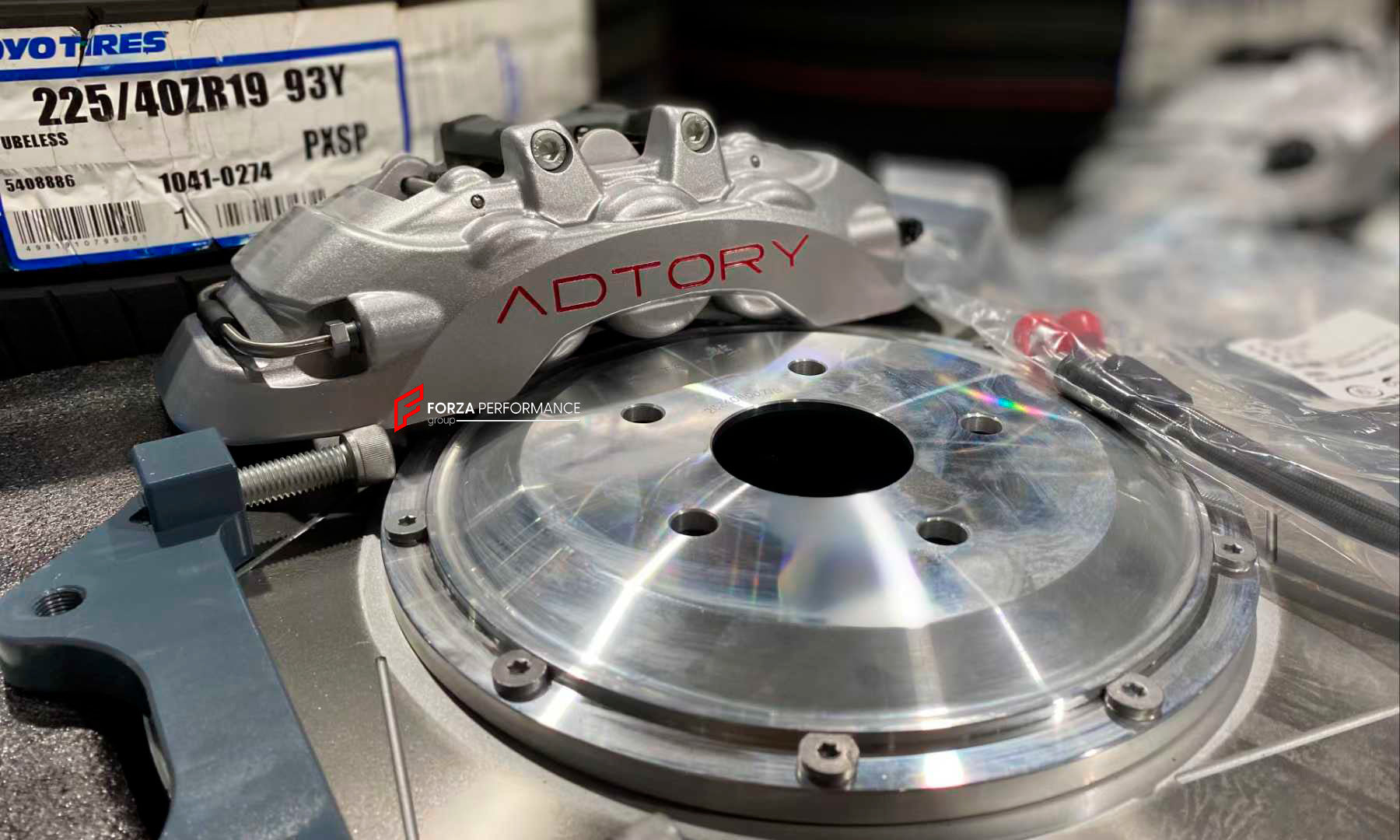 ADTORY X FORZA PERFORMANCE RACE BIG BRAKE KIT BBK for TOYOTA CROWN ATHLETE S180 2003 - 2008

ADTORY Brake Kits are engineered as bolt on upgrades that work with the factory master cylinder and ABS, delivering stronger, more repeatable stops with the pedal feel you want. Whether you cruise the city, carve canyons, or chase lap times.

Highlights

Track-ready, heat-resistant components.
Jewel-like caliper finish is incredibly durable and easy to clean
Pistons are calibrated to integrate smoothly with the Fact
