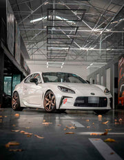 ADTORY X FORZA PERFORMANCE RACE BIG BRAKE KIT BBK for TOYOTA GR86 ZN8 ZD8 2021+

ADTORY Brake Kits are engineered as bolt on upgrades that work with the factory master cylinder and ABS, delivering stronger, more repeatable stops with the pedal feel you want. Whether you cruise the city, carve canyons, or chase lap times.

Highlights

Track-ready, heat-resistant components.
Jewel-like caliper finish is incredibly durable and easy to clean
Pistons are calibrated to integrate smoothly with the Factory OEM mast