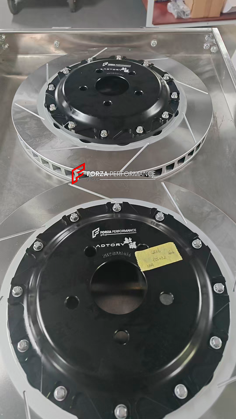 ADTORY X FORZA PERFORMANCE RACE BIG BRAKE KIT BBK for TOYOTA GR86 ZN8 ZD8 2021+

ADTORY Brake Kits are engineered as bolt on upgrades that work with the factory master cylinder and ABS, delivering stronger, more repeatable stops with the pedal feel you want. Whether you cruise the city, carve canyons, or chase lap times.

Highlights

Track-ready, heat-resistant components.
Jewel-like caliper finish is incredibly durable and easy to clean
Pistons are calibrated to integrate smoothly with the Factory OEM mast