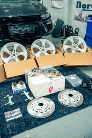 ADTORY X FORZA PERFORMANCE RACE BIG BRAKE KIT BBK for VOLKSWAGEN SCIROCCO 3 FACELIFT 2014 - 2017

ADTORY Brake Kits are engineered as bolt on upgrades that work with the factory master cylinder and ABS, delivering stronger, more repeatable stops with the pedal feel you want. Whether you cruise the city, carve canyons, or chase lap times.

Highlights

Track-ready, heat-resistant components.
Jewel-like caliper finish is incredibly durable and easy to clean
Pistons are calibrated to integrate smoothly with the