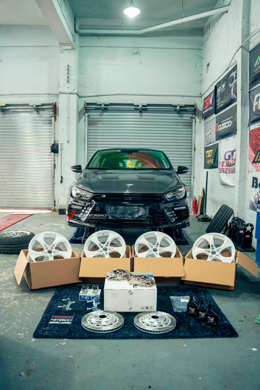 ADTORY X FORZA PERFORMANCE RACE BIG BRAKE KIT BBK for VOLKSWAGEN SCIROCCO 3 FACELIFT 2014 - 2017

ADTORY Brake Kits are engineered as bolt on upgrades that work with the factory master cylinder and ABS, delivering stronger, more repeatable stops with the pedal feel you want. Whether you cruise the city, carve canyons, or chase lap times.

Highlights

Track-ready, heat-resistant components.
Jewel-like caliper finish is incredibly durable and easy to clean
Pistons are calibrated to integrate smoothly with the