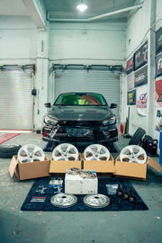 ADTORY X FORZA PERFORMANCE RACE BIG BRAKE KIT BBK for VOLKSWAGEN SCIROCCO 3 FACELIFT 2014 - 2017

ADTORY Brake Kits are engineered as bolt on upgrades that work with the factory master cylinder and ABS, delivering stronger, more repeatable stops with the pedal feel you want. Whether you cruise the city, carve canyons, or chase lap times.

Highlights

Track-ready, heat-resistant components.
Jewel-like caliper finish is incredibly durable and easy to clean
Pistons are calibrated to integrate smoothly with the