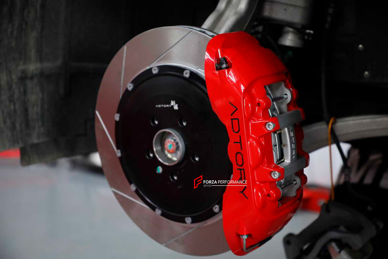 ADTORY X FORZA PERFORMANCE RACE BIG BRAKE KIT BBK for ZEEKR 001 FACELIFT 2023+

ADTORY Brake Kits are engineered as bolt on upgrades that work with the factory master cylinder and ABS, delivering stronger, more repeatable stops with the pedal feel you want. Whether you cruise the city, carve canyons, or chase lap times.

Highlights

Track-ready, heat-resistant components.
Jewel-like caliper finish is incredibly durable and easy to clean
Pistons are calibrated to integrate smoothly with the Factory OEM maste
