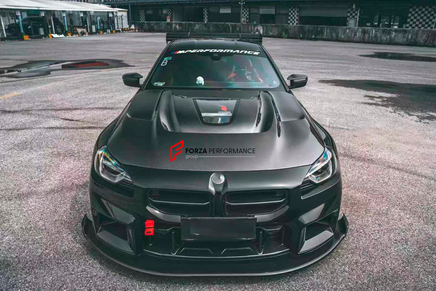 AE DESIGN TRANSPARENT DRY CARBON FIBER HOOD for BMW M2 G87 2023+