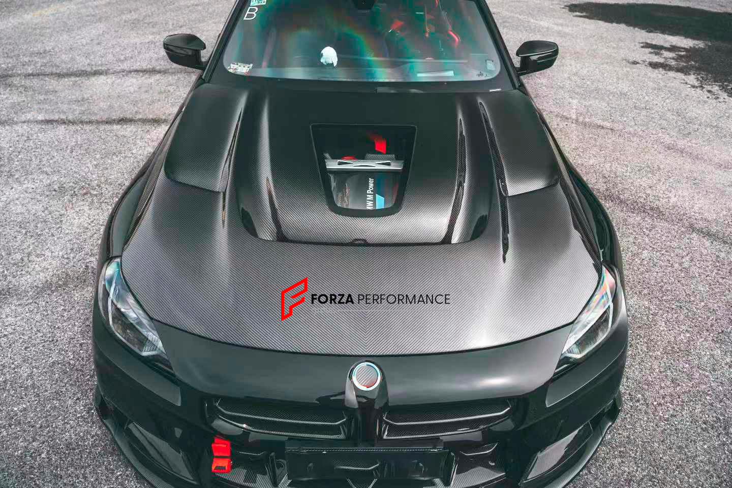 AE DESIGN TRANSPARENT DRY CARBON FIBER HOOD for BMW M2 G87 2023+