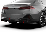 AERO KIT for BMW 5 SERIES G60 2023+ FORZA PERFORMANCE custom fit      KT Design
Set includes:

Front Lip
Front Bumper Vents
Front Grille
LED Lights
Side Skirts
Rear Diffuser
Material: Plastic

NOTE: Professional installation is required.