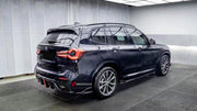 AERO KIT for BMW X3 G01 LCI 2021 - 2024

&nbsp;

Set incudes:&nbsp;

Front Lip
Side Skirts
Rear Diffuser
Rear Canards

Material: Carbon fiber

Note: Professional installation is required