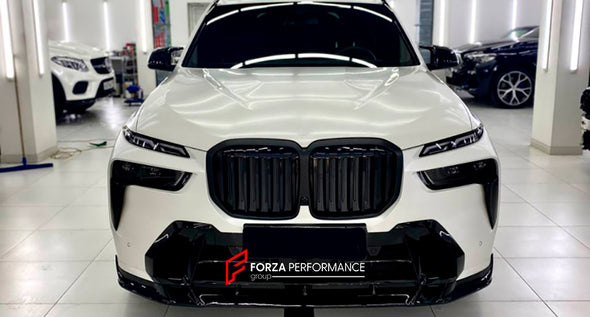 BODY AERO KIT for BMW X7 G07 LCI  Set includes:  Front Lip Side Skirts Rear Diffuser Rear Spoiler Roof Spoiler