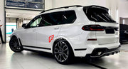 BODY AERO KIT for BMW X7 G07 LCI  Set includes:  Front Lip Side Skirts Rear Diffuser Rear Spoiler Roof Spoiler