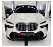 BODY AERO KIT for BMW X7 G07 LCI  Set includes:  Front Lip Side Skirts Rear Diffuser Rear Spoiler Roof Spoiler