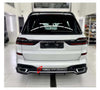 BODY AERO KIT for BMW X7 G07 LCI  Set includes:  Front Lip Side Skirts Rear Diffuser Rear Spoiler Roof Spoiler