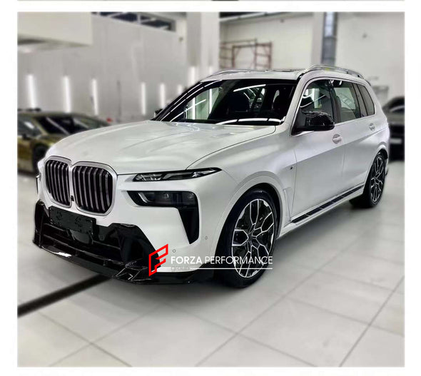 BODY AERO KIT for BMW X7 G07 LCI  Set includes:  Front Lip Side Skirts Rear Diffuser Rear Spoiler Roof Spoiler