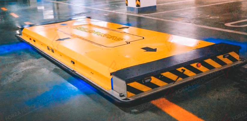 AGV Parking Robot - Automated Guided Vehicle for Car Parking - robot de aparcamiento / robot de stationnement