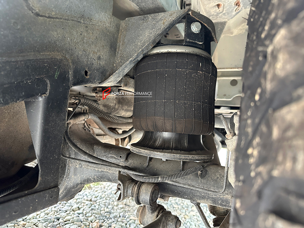 AIR SUSPENSION for LAND ROVER DEFENDER L316 1990 - 2016

Air suspension for cars offers a sophisticated and adaptable suspension system that utilizes compressed air to provide a smooth and comfortable ride. This innovative technology allows drivers to adjust the ride height, enhancing handling from your smartphone, and comfort making it ideal for various driving conditions and preferences.



Set includes:

Compressor
Accumulator
Height control valve
Air springs
Remote Controller



Note: This kit utilizes 