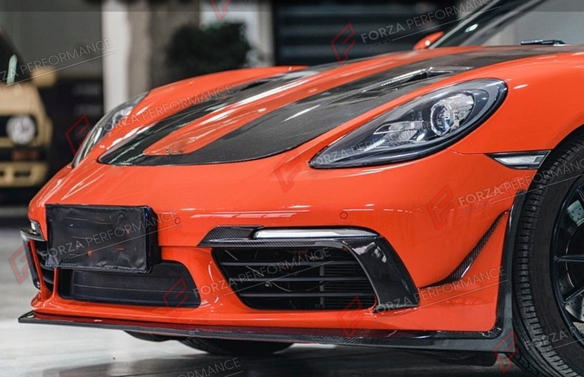 AIR VENT COVERS for PORSCHE 718 BOXSTER CAYMAN 2016 - 2019 FORZA PERFORMANCE Custom Fit
Set includes:

Air Vent Covers
Material: Plastic

NOTE: Professional installation is required.

Why “Contact Us for Pricing”?
We don’t display fixed prices because our goal is to offer you the most competitive deal possible. Product costs often decrease over time, and by requesting a quote, you’ll receive our most up-to-date price on market.

SECURED PAYMENT METHODS
PayPal (+4.4% fee)
Visa / Mastercard / American Express