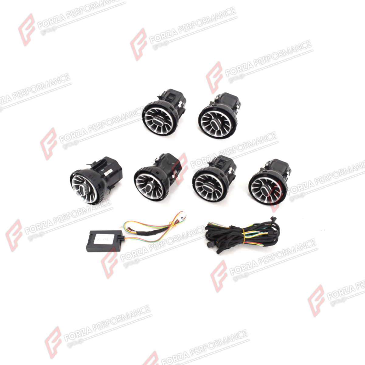 AIR VENTS WITH AMBIENT LIGHTS for MERCEDES-BENZ G-CLASS W464 G63 G350 G350D G400D G500 G550 2019 - 2024

Set includes:
Air Vents With Ambient Lights

Material: Plastic

NOTE: Professional installation is required.