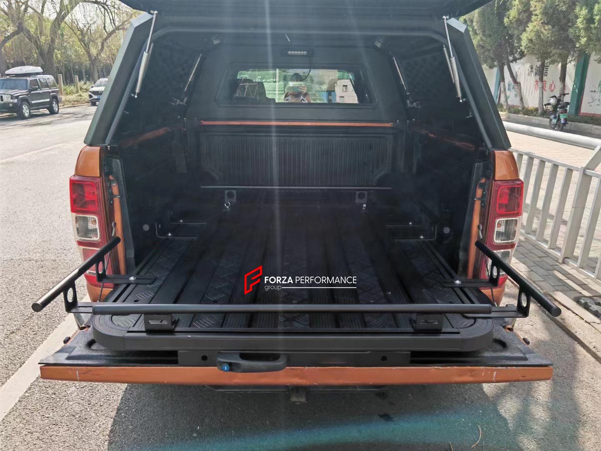 ALUMINIUM PICKUP BED SLIDING TRAY for DODGE RAM 1500 FORD F-150 JEEP GLADIATOR Forza Performance Custom fit
Set includes:

Pickup Bed Sliding Tray
Material: Aluminium

NOTE: Professional installation is required.