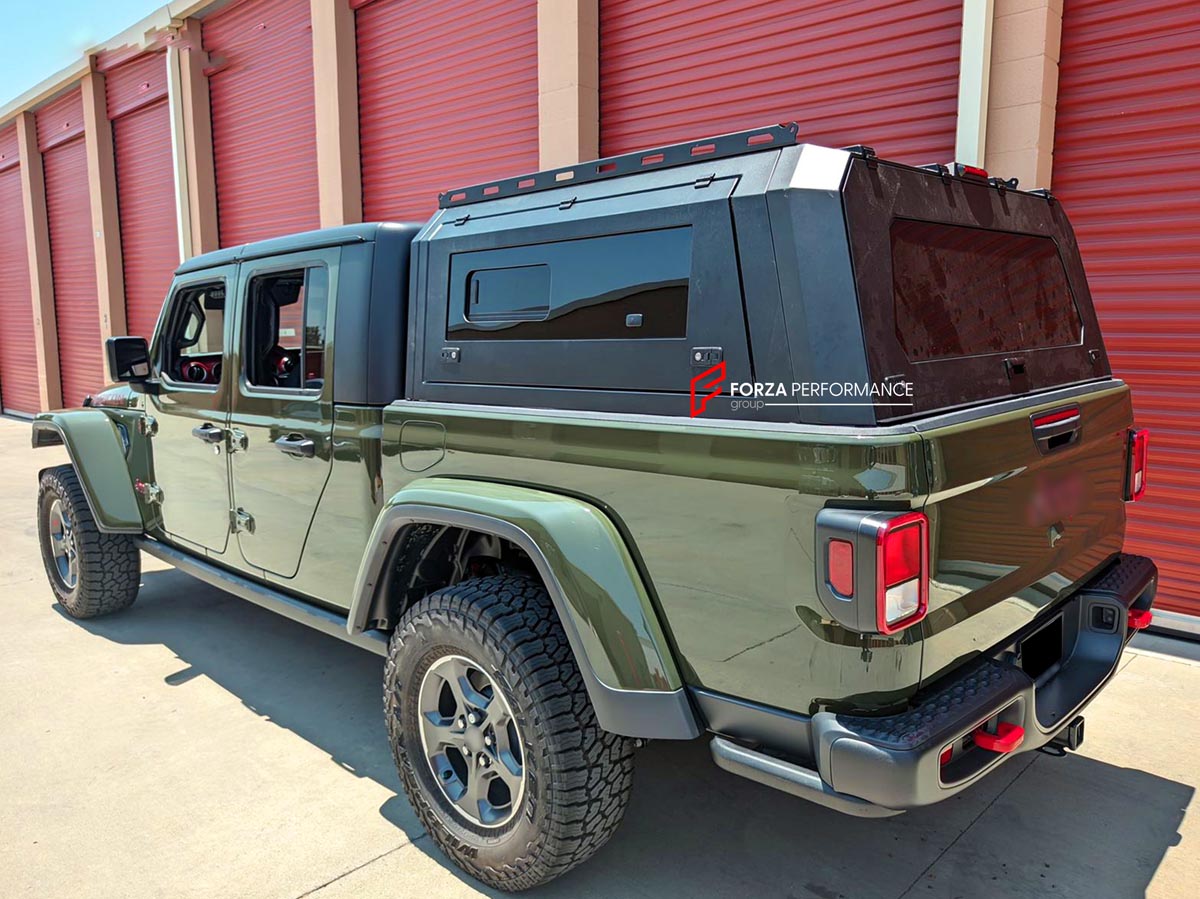 ALUMINIUM PICKUP CANOPY HARD TOP for DODGE RAM 1500 ISUZU D-MAX JEEP GLADIATOR NISSAN NAVARA Forza Performance Custom fit
Set includes:

Pickup Canopy Hard Top
Material: Aluminium

NOTE: Professional installation is required.