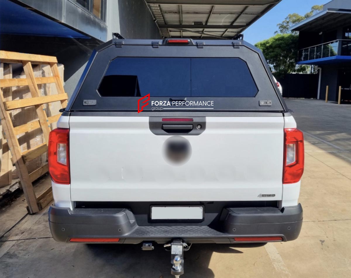 ALUMINIUM PICKUP CANOPY HARD TOP for VOLKSWAGEN AMAROK 2022+ Forza Performance Custom fit
Set includes:

Pickup Canopy Hard Top
Material: Aluminium

NOTE: Professional installation is required.