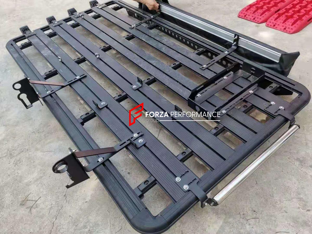 ALUMINIUM ROOF RACK for FORD EVEREST 2016 - 2021 Forza Performance Custom fit
Set includes:

Roof Rack
Material: Aluminium

NOTE: Professional installation is required.