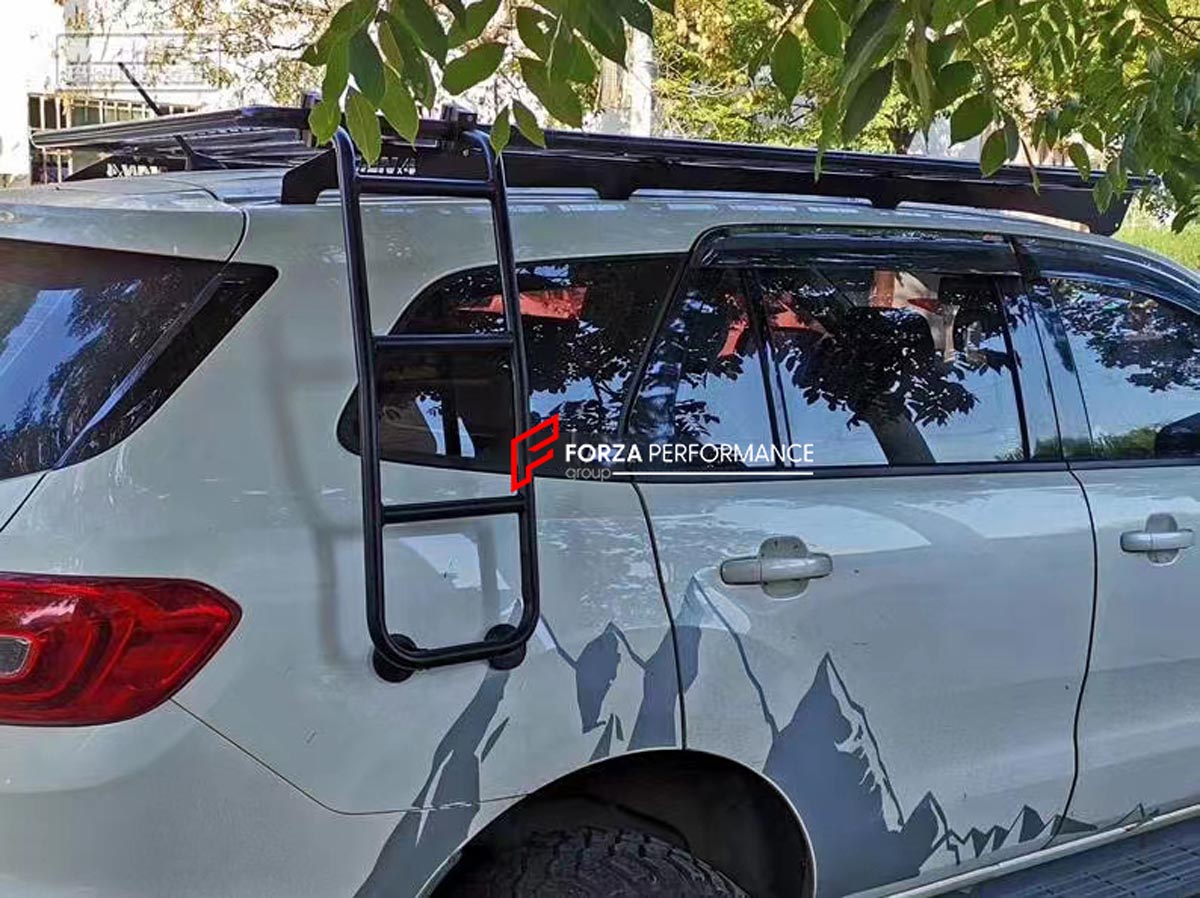 ALUMINIUM ROOF RACK for FORD EVEREST 2016 - 2021 Forza Performance Custom fit
Set includes:

Roof Rack
Material: Aluminium

NOTE: Professional installation is required.