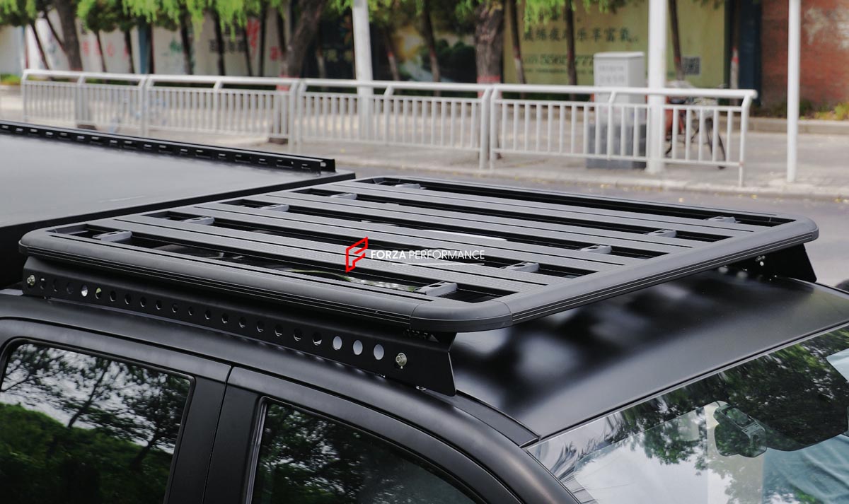 ALUMINIUM ROOF RACK for FORD F-150 Forza Performance Custom fit
Set includes:

Roof Rack
Material: Aluminium

NOTE: Professional installation is required.