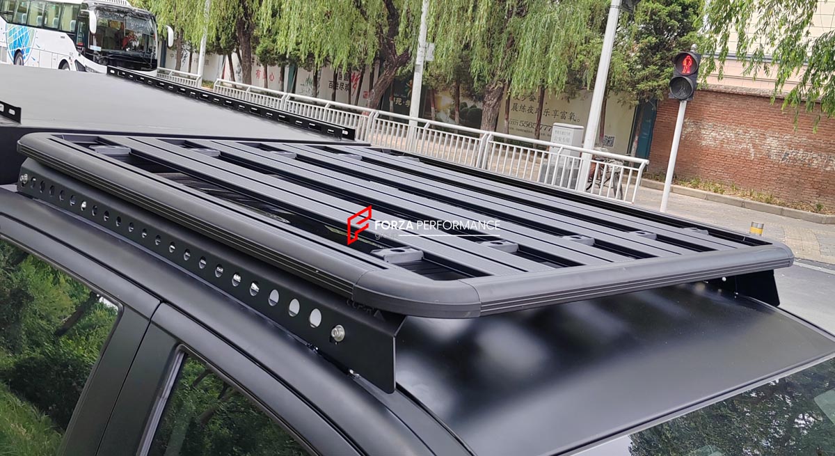 ALUMINIUM ROOF RACK for FORD F-150 Forza Performance Custom fit
Set includes:

Roof Rack
Material: Aluminium

NOTE: Professional installation is required.