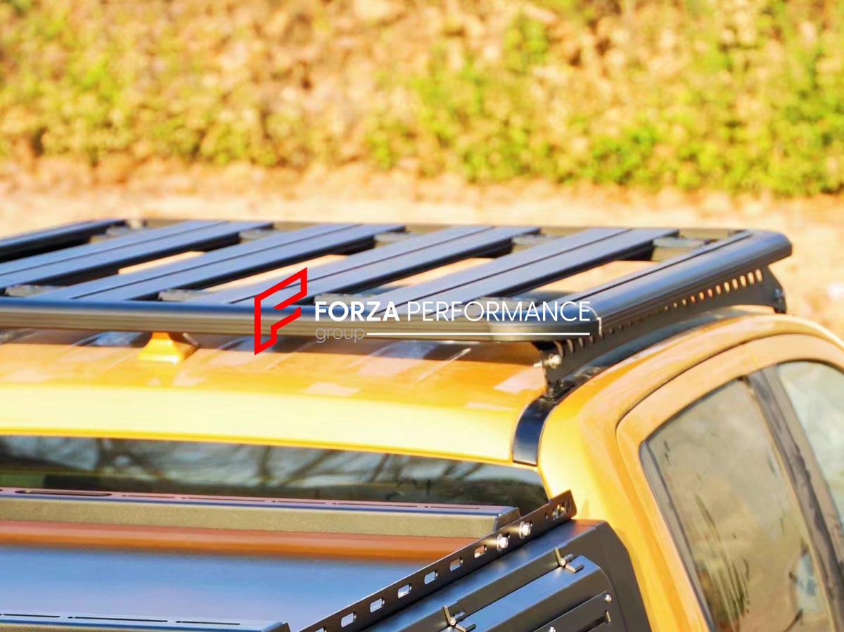 ALUMINIUM ROOF RACK for FORD RANGER 2022+ Forza Performance Custom fit
Set includes:

Roof Rack
Material: Aluminium

NOTE: Professional installation is required.